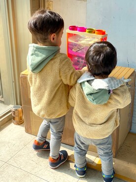 yuzuhaneさん（キッズ・90cm）の冬コーディネート