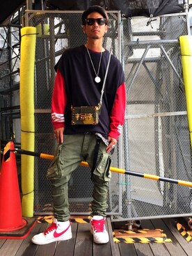 給前友貴さん（メンズ・172cm）の夏コーディネート