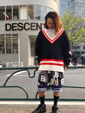 給前友貴さん(メンズ・172cm)の春コーディネート