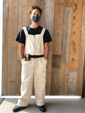 「FACCIES（ファチーズ）のアイテム（パンツ）」を使った、給前友貴さん（メンズ・172cm）の夏コーディネート