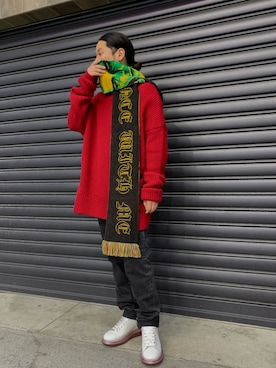 給前友貴さん（メンズ・170cm）の秋コーディネート