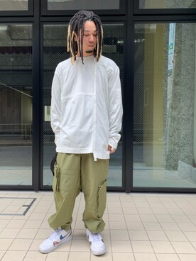 「A.A.Spectrum（エーエースペクトラム）のアイテム」を使った、給前友貴さん（メンズ・170cm）の春コーディネート