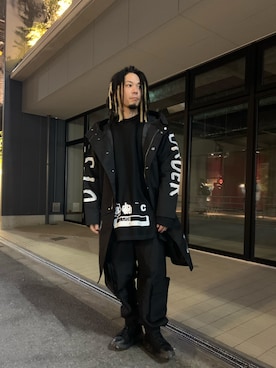 「A.A.Spectrum（エーエースペクトラム）のアイテム」を使った、給前友貴さん（メンズ・170cm）の春コーディネート