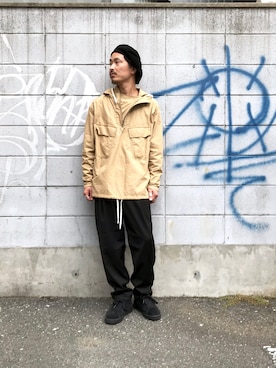 「ONES STROKE（ワンズストローク）のアイテム（その他アウター）」を使った、Takahiro Teradaさん（メンズ・170cm）の春コーディネート