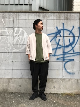 Takahiro Teradaさん（メンズ・170cm）の春コーディネート