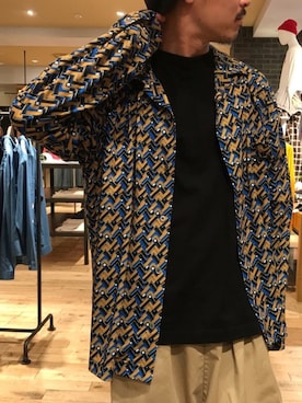 サイケ柄長袖シャツを使った人気ファッションコーディネート Wear サイケ柄長袖シャツを使った人気ファッションコーディネート Wear