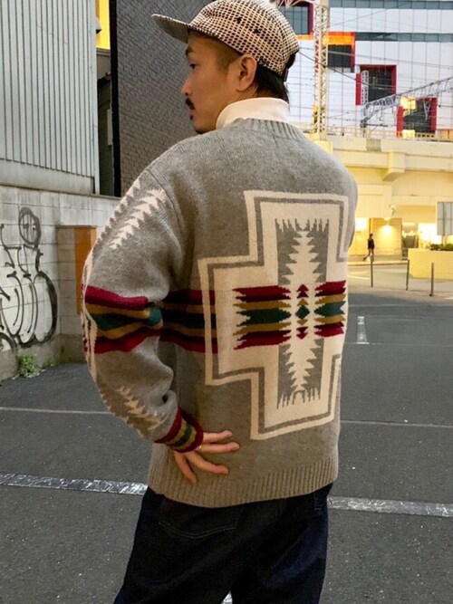 Takahiro Terada（CIAOPANIC HEP FIVE店）｜PENDLETONのニット/セーターを使ったコーディネート - WEAR