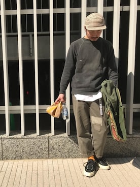 「アイラブCONVERSE」｜Takahiro Teradaさん（メンズ・170cm）の春コーディネート