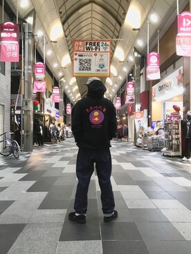 「Various Timeless Arts（ヴァリアスタイムレスアーツ）のアイテム」を使った、Takahiro Teradaさん（メンズ・170cm）の冬コーディネート