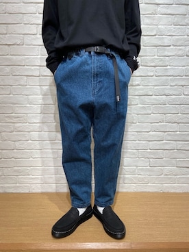 Wildthings ワイルドシングス Ciaopanic別注ワイドデニムバルーンパンツを使った人気ファッションコーディネート Wear