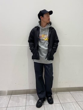 「WILD THINGS（ワイルドシングス）のアイテム（キャップ）」を使った、Takahiro Teradaさん（メンズ・170cm）の秋コーディネート