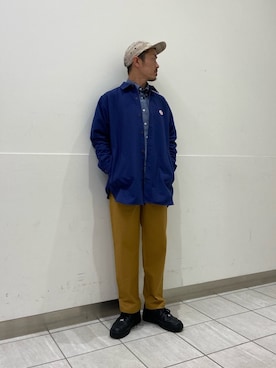 「Vincent et Mireille（バンソンエミレイユ）のアイテム」を使った、Takahiro Teradaさん（メンズ・170cm）の秋コーディネート