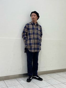 「Vincent et Mireille（バンソンエミレイユ）のアイテム」を使った、Takahiro Teradaさん（メンズ・170cm）の秋コーディネート