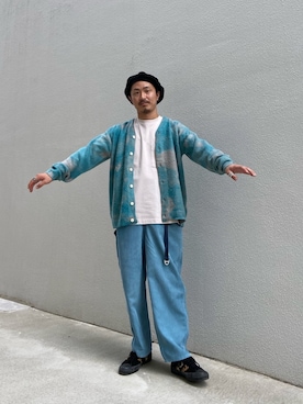 「BIG MAC（ビッグマック）のアイテム（その他パンツ）」を使った、Takahiro Teradaさん（メンズ・170cm）の秋コーディネート