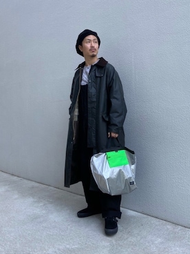 「ポーター」｜「アイテム（その他アウター）」を使った、Takahiro Teradaさん（メンズ・170cm）の秋コーディネート