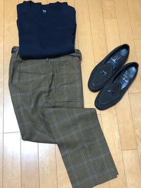 「アイテム（スリッポン）」を使った、さくさん（メンズ・176cm・20代）の春コーディネート