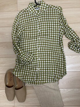 「アイテム（スリッポン）」を使った、さくさん（メンズ・176cm・20代）の夏コーディネート