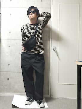「orcival」｜「アイテム（アナログ腕時計）」を使った、kenさん（メンズ・160cm）の夏コーディネート