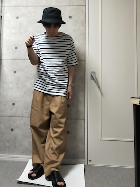 「LACOSTE」｜「アイテム（アナログ腕時計）」を使った、kenさん（メンズ・160cm）の夏コーディネート