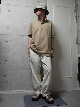 「RADOのアイテム」を使った、kenさん（メンズ・160cm）の夏コーディネート