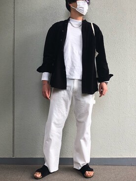 「SEVENDAYS=SUNDAY（セブンデイズサンデイ）のアイテム（チノパンツ）」を使った、ぴろぷんさん（メンズ・174cm）の秋コーディネート