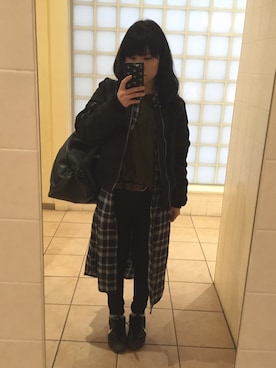 「rinto（リント）のアイテム」を使った、omiさん（レディース・151cm）の冬コーディネート