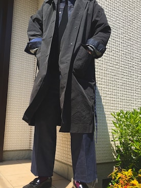 「無印良品（ムジルシリョウヒン）のアイテム（デニムジャケット）」を使った、DEGIさん（メンズ・184cm）の春コーディネート