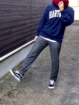 レッサー🦖さん（メンズ・171cm）の冬コーディネート