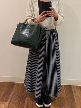 「LAZY SUSAN（レイジースーザン）のアイテム」を使った、sankyuuuuさん（レディース・160cm）の冬コーディネート
