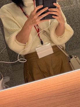 「PATRICK COX（パトリック・コックス）のアイテム（バッグ）」を使った、sankyuuuuさん（レディース・160cm）の冬コーディネート