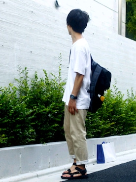 「URBAN RESEARCH（アーバンリサーチ）のアイテム（サンダル）」を使った、Ｙｕｔｏさん（メンズ・170cm）の夏コーディネート