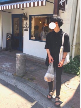 「URBAN RESEARCH（アーバンリサーチ）のアイテム（サンダル）」を使った、Ｙｕｔｏさん（メンズ・170cm）の夏コーディネート