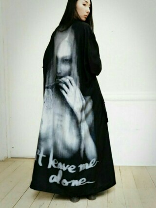yohji yamamoto18AW内田すずめ 街子ギャバジャケットサインあり Yohji Yamamoto 内田すずめ ばけもの画 - ヨウジ ヤマモト