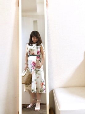「anatelier（アナトリエ）のアイテム」を使った、ElleRoseさん（レディース・152cm）の夏コーディネート