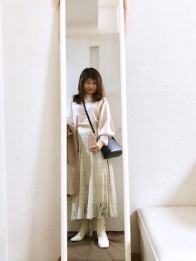 「SHIPS any（シップス エニィ）のアイテム（ジャケット/アウター）」を使った、ElleRoseさん（レディース・152cm）の冬コーディネート