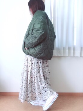 「新年一発目」｜「アイテム（ワンピース/ドレス）」を使った、miiさん（レディース・154cm）の冬コーディネート