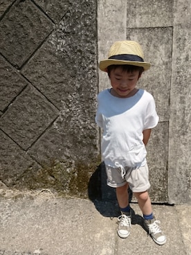 OU.さん（キッズ・110cm）の夏コーディネート