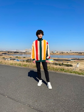 渡邉康輝さん（メンズ・178cm）の春コーディネート