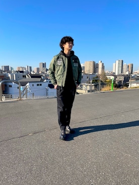 「エムエーワン」｜渡邉康輝さん（メンズ・178cm）の春コーディネート