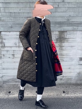 「HAVERSACK（ハバーザック）のアイテム」を使った、anna721さん（レディース・158cm）の冬コーディネート