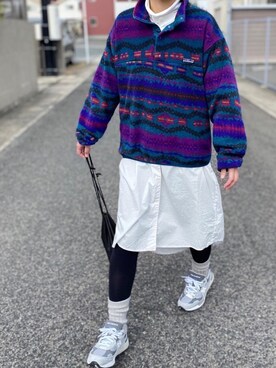 「ALLUMER（アリュメール）のアイテム（シャツワンピース）」を使った、anna721さん（レディース・161cm）の春コーディネート