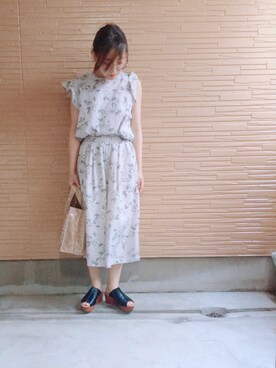 「うしろリボン」｜♡kkk♡さん（レディース・150cm）の夏コーディネート