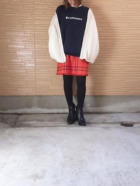 「強風」｜♡kkk♡さん（レディース・150cm）の冬コーディネート