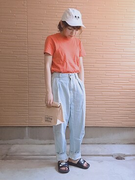 「ミッキー」｜♡kkk♡さん（レディース・150cm）の夏コーディネート