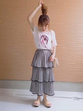 「Bowie」｜♡kkk♡さん（レディース・150cm）の夏コーディネート