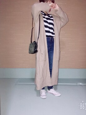 ♡kkk♡ is wearing fifth "ロングニットマキシガウン"