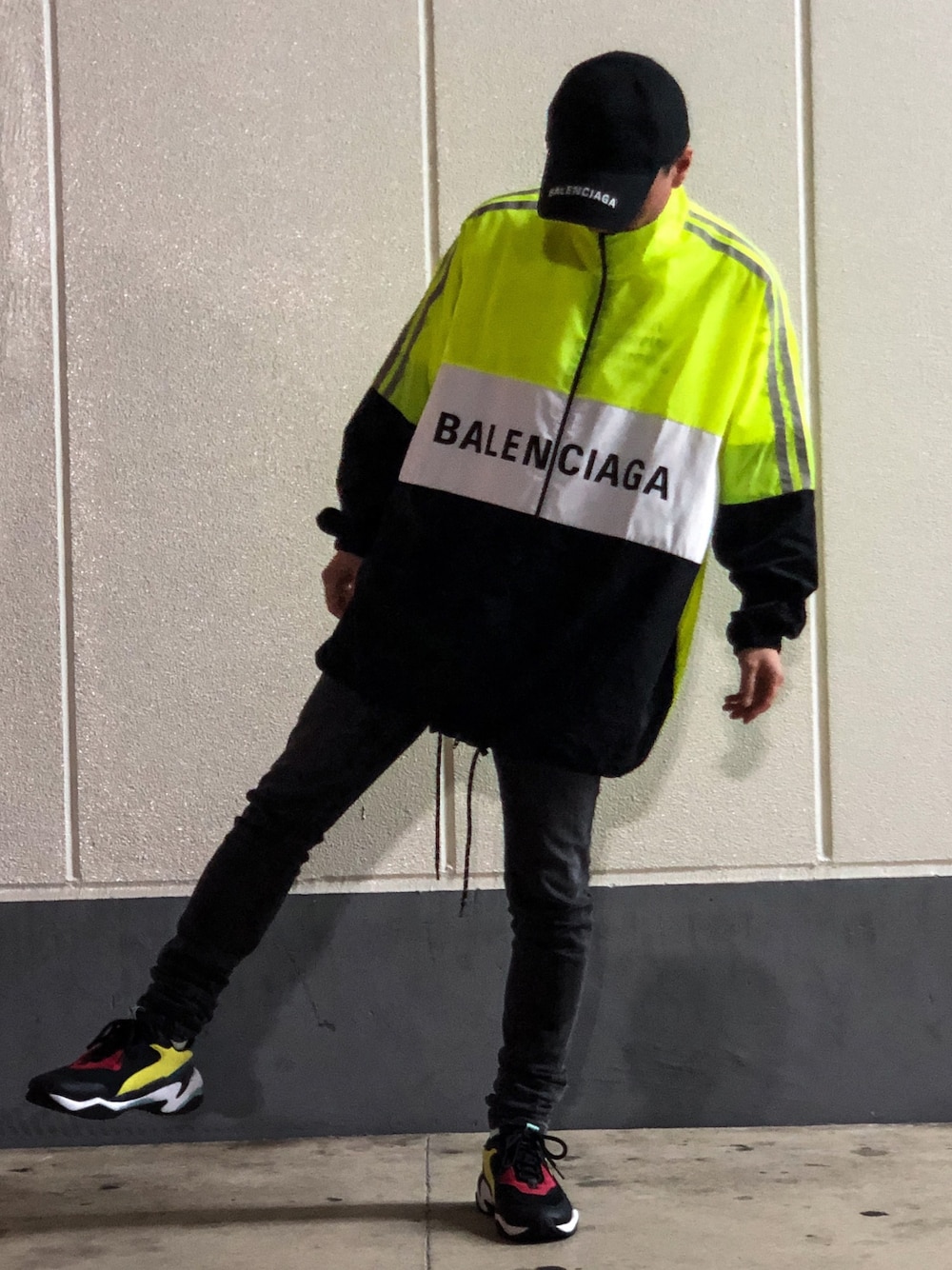 【鑑定済み】Balenciaga ナイロンジャケット イエロー バレンシアガ ナイロンジャケット - メルカリ