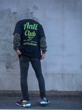 「JOHN ELLIOTT+CO（ジョンエリオット）のアイテム」を使った、ひろしさん（メンズ・166cm）の春コーディネート