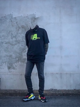 「JOHN ELLIOTT+CO（ジョンエリオット）のアイテム」を使った、ひろしさん（メンズ・166cm）の春コーディネート