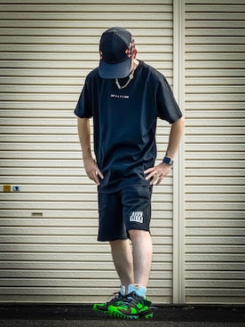 「1017 ALYX 9SM（アリクス）のアイテム（パンツ）」を使った、ひろしさん（メンズ・166cm）の秋コーディネート